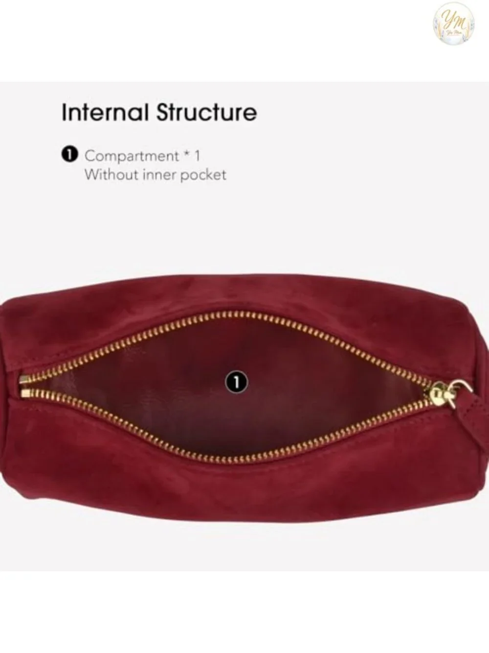 Premium Suede Leather Crossbody Hobo Bag with Zipper Pocket Shoulder Purse